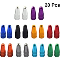 VOSAREA 20PCS Presta Válvula Tapa Multi-Color Anodizado de aleación de Aluminio de la Bici de la Bicicleta Tapas de…